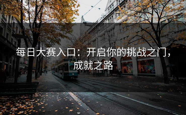 每日大赛入口：开启你的挑战之门，成就之路